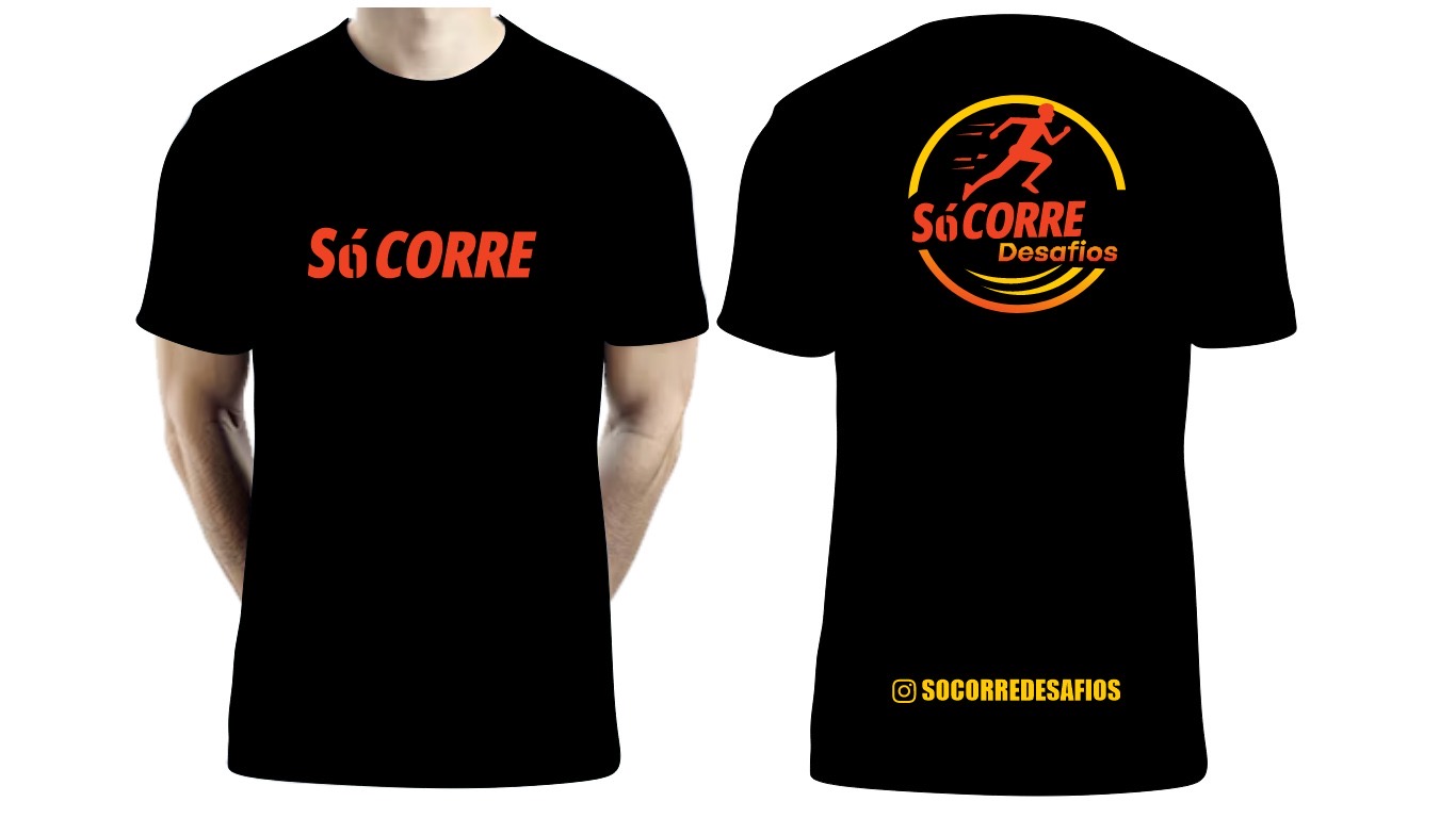 Camiseta oficial Só Corre (feminino) Baby look
